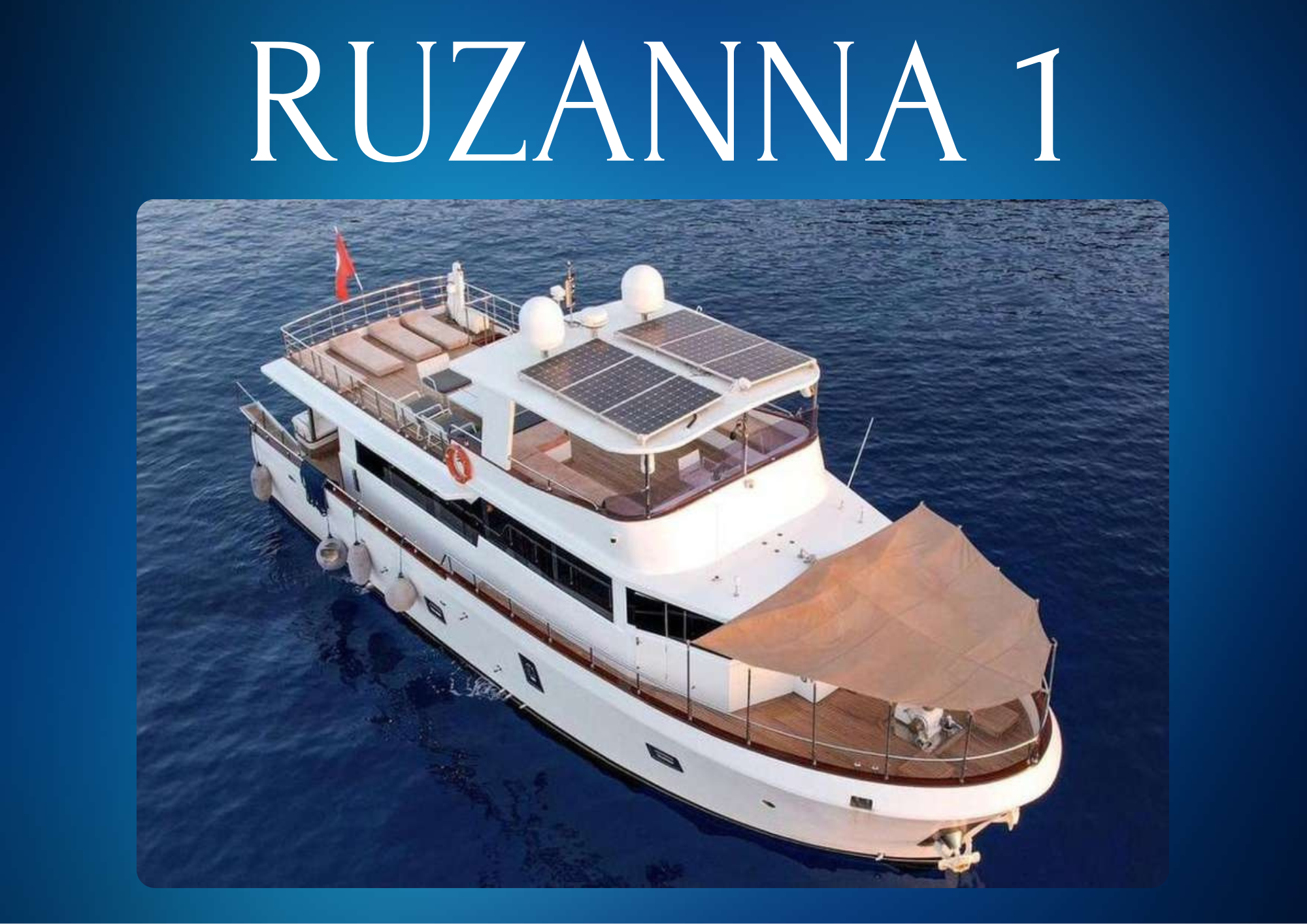 Motor Yacht Ruzanna 1 Trawler For Charter